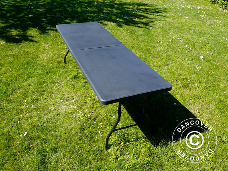 Sklopivi Stol 240x76x74cm, Crna (1 kom)