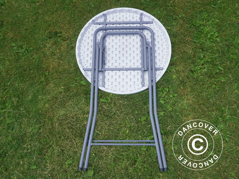 Apvalus baro stalas PRO Ø80cm, Šviesiai pilka