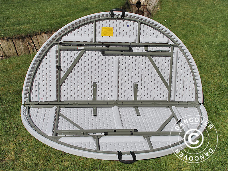 Apaļš saliekams galds PRO Ø183 cm, Gaiši pelēks (1 gab.)