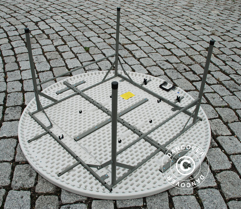 Klapptisch Ø154cm, Hellgrau (1 Stk.)