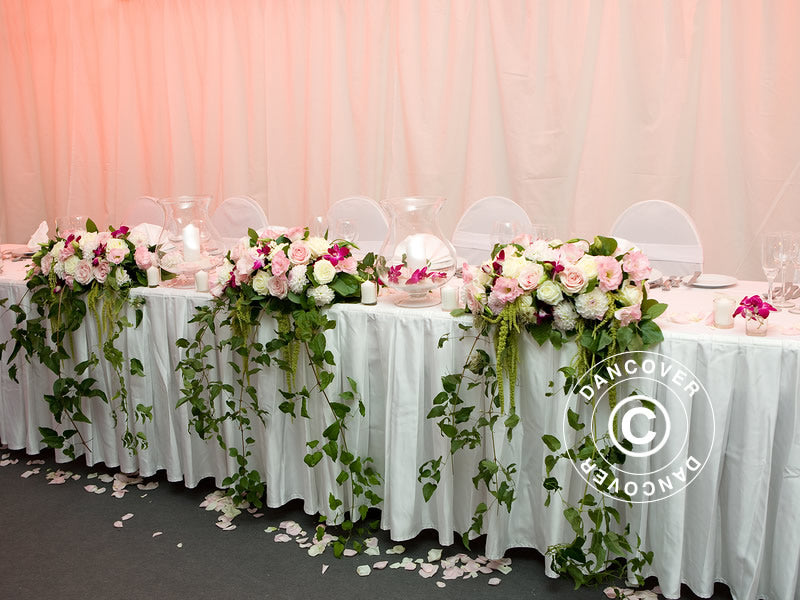 Tablecloth 244x76x74 cm, White