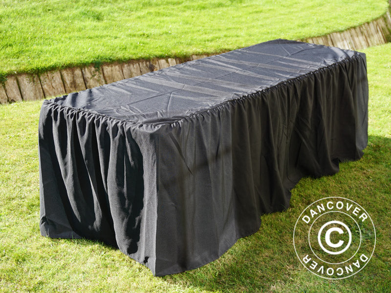 Tablecloth 244x76x74 cm, Black ONLY 2 PCS. LEFT