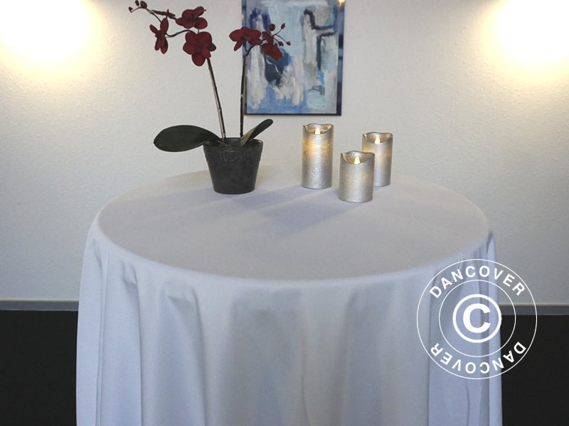 Tischdecke Ø80x110cm, Weiß