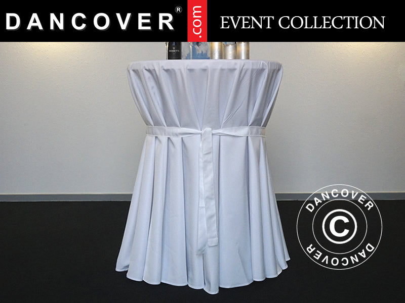 Tischdecke Ø80x110cm, Weiß