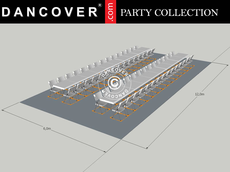 Viesību komplekts 6x12m