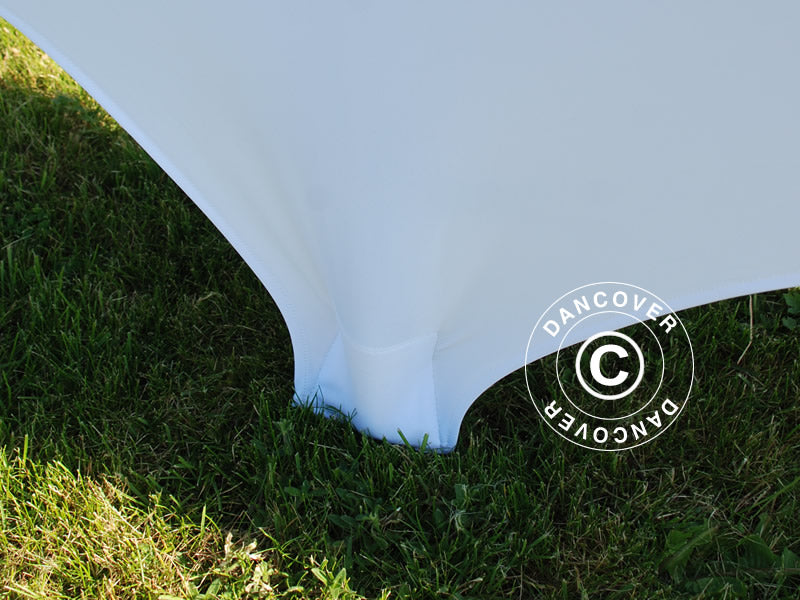 Stretch bench cover 183x28x43 cm, White