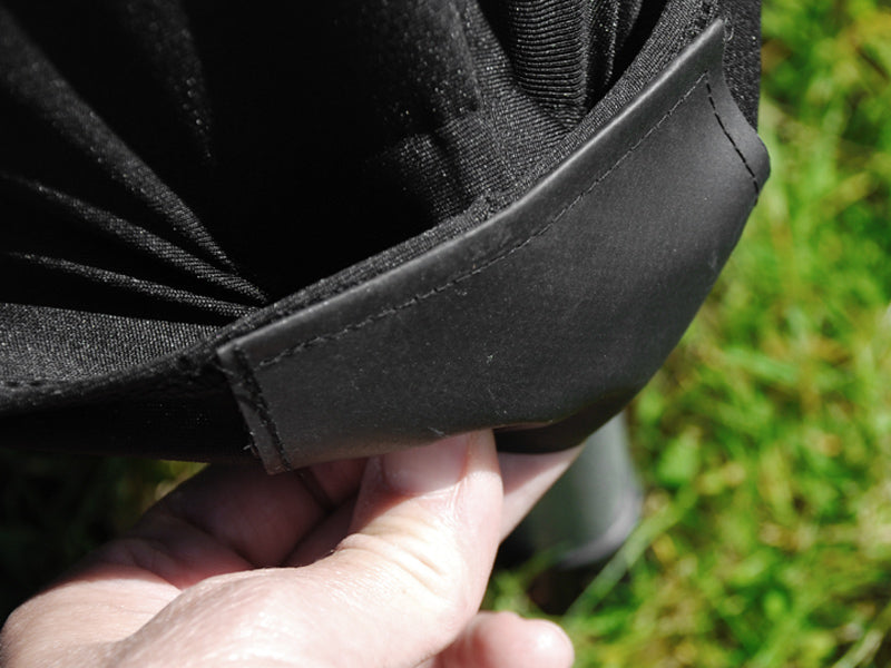 Copri-tavolo elasticizzato Ø116x74cm, Nero