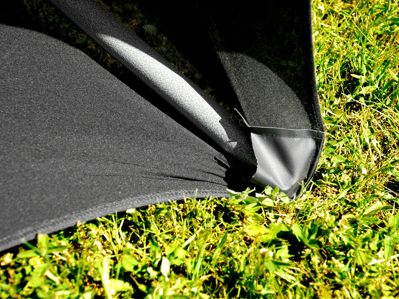 Copri-tavolo elasticizzato Ø116x74cm, Nero