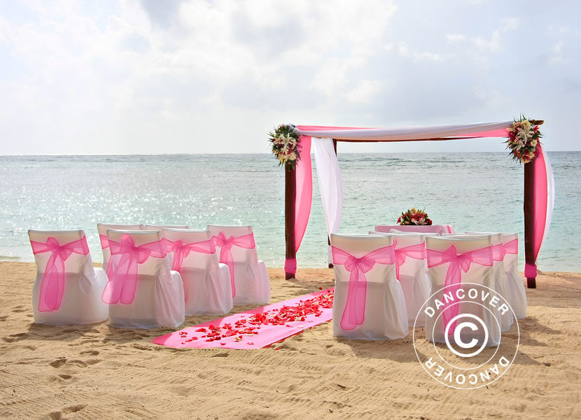 Tulle strikken, Roze, 20 stuks