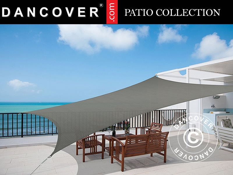 Apsauga nuo saulės 5x5m, Kvadratas, Antracitas