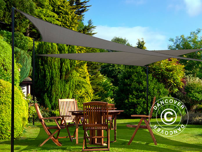 Vela da sole 3,6x3,6x3,6m, Triangolare, Antracite