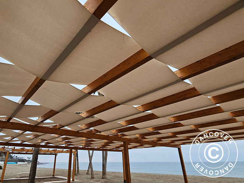 DIY sun sail, 0.5x50 m, 1 roll, Sand