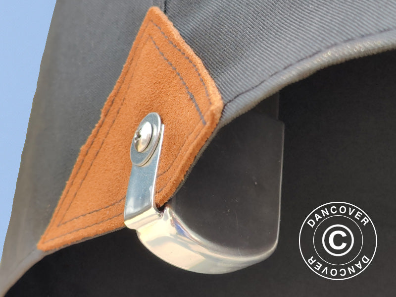 Cantilever parasol Antigua, 3x4 m, Black