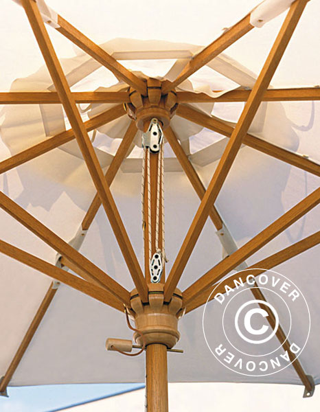 Päikesevari Palladio Standard, 3x3m, Naturaalne valge