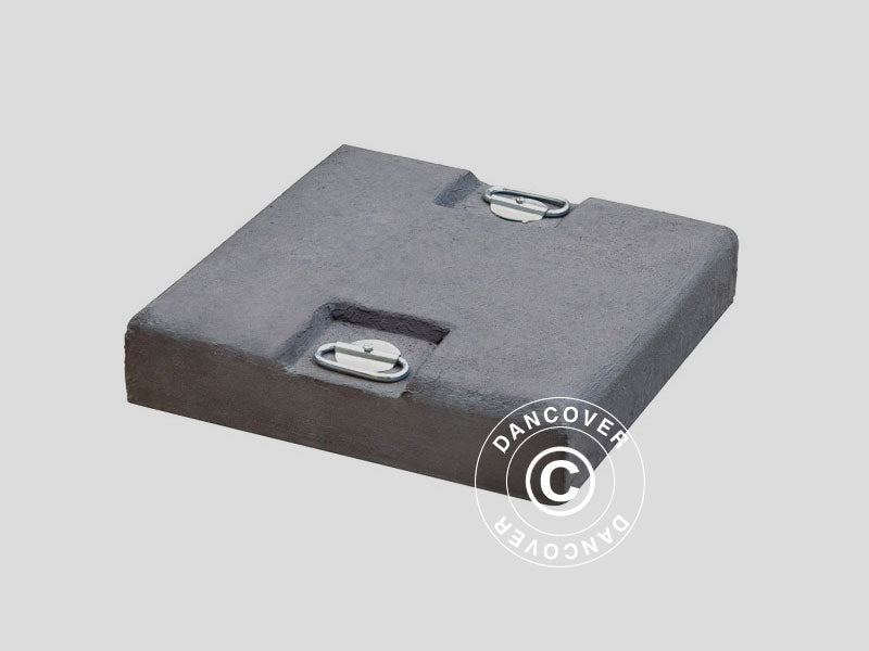 Gewicht, Betonplatte mit Griffen, Grau