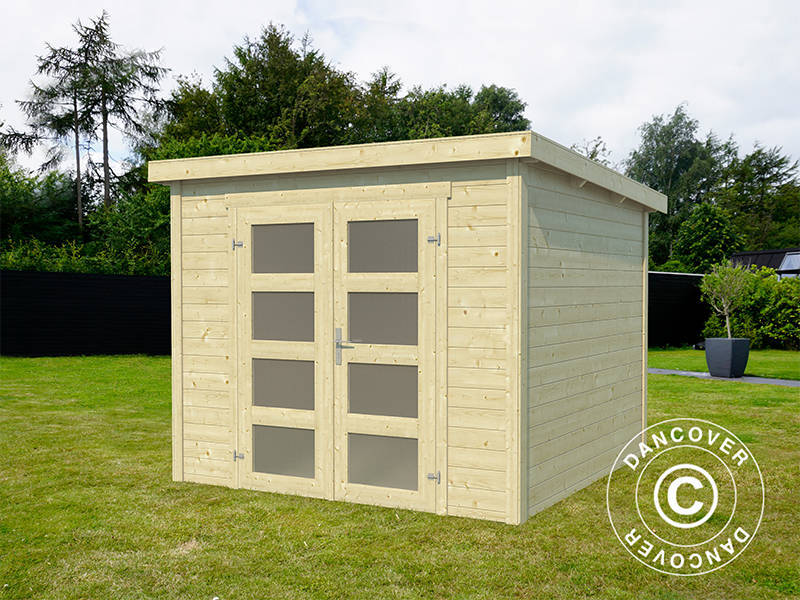 Wooden Shed Torrent 2.5x2x2.11 m, 28 mm, 4.75 m², Natural
