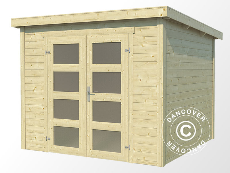 Wooden Shed Torrent 2.5x2x2.11 m, 28 mm, 4.75 m², Natural