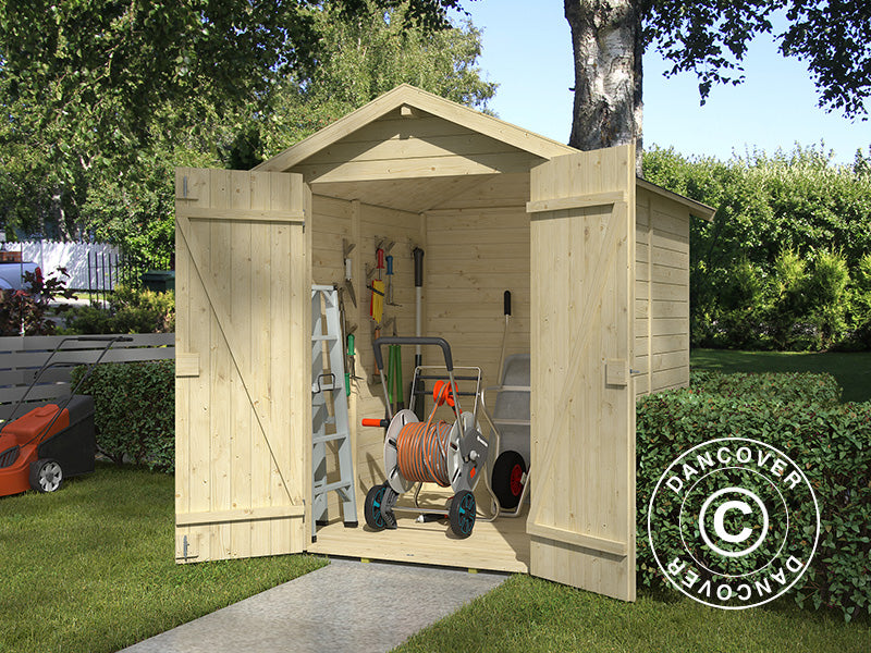 Wooden Shed Heinola 1.7x1.76x2.13 m, 13 mm, 2.99 m², Natural