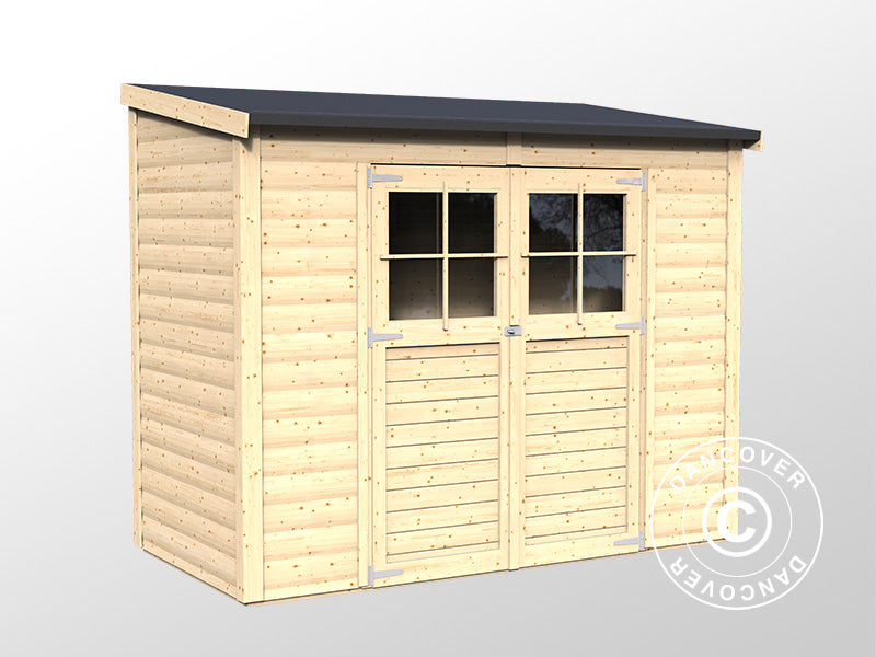 Houten tuinhuisje, Bertilo Alster 2, 2,44x1,21x2,11m, 2,96m²