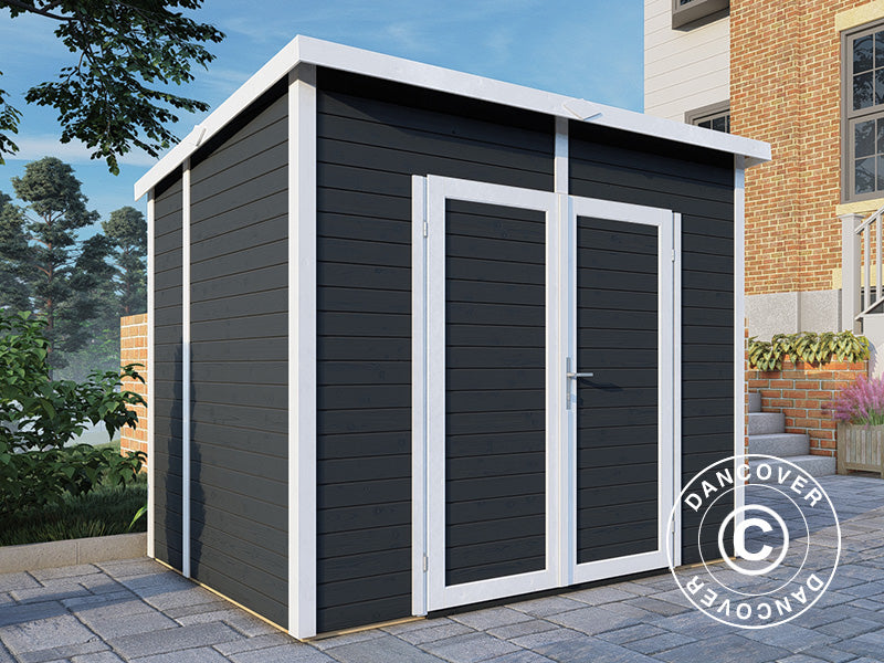 Wooden Shed, Bertilo Timmo 4, 2.39x1.81x2.1 m, 4.32 m², Anthracite