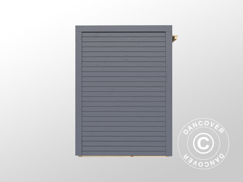 Wooden Bike Shed, Bertilo Box Bike, 2.07x1.03x1.43 m, 2.1 m², Anthracite