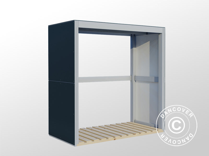 Malkas Glabātuve, Bertilo HPL 2, 1,51x0,75x1,54m, 1,13m², Antracīts/Balta ATLICIS
TIKAI 4 GAB.