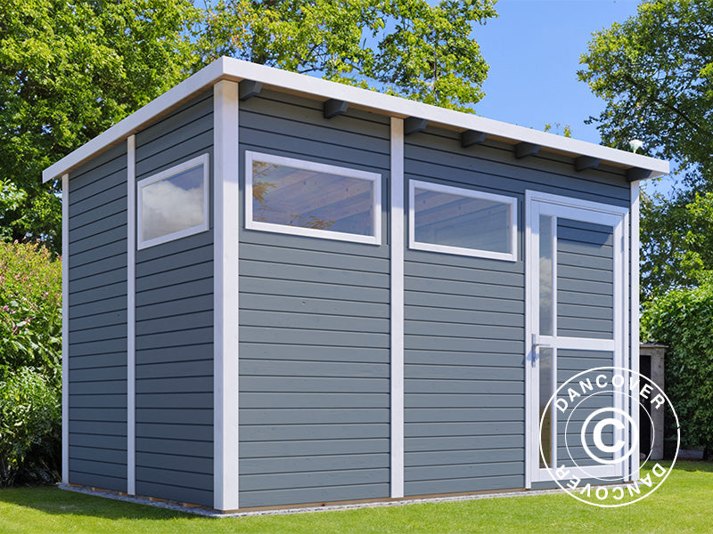 Wooden shed, Bertilo Pentus 3, 3.37x2.34x2.33 m, 7.65 m², Grey