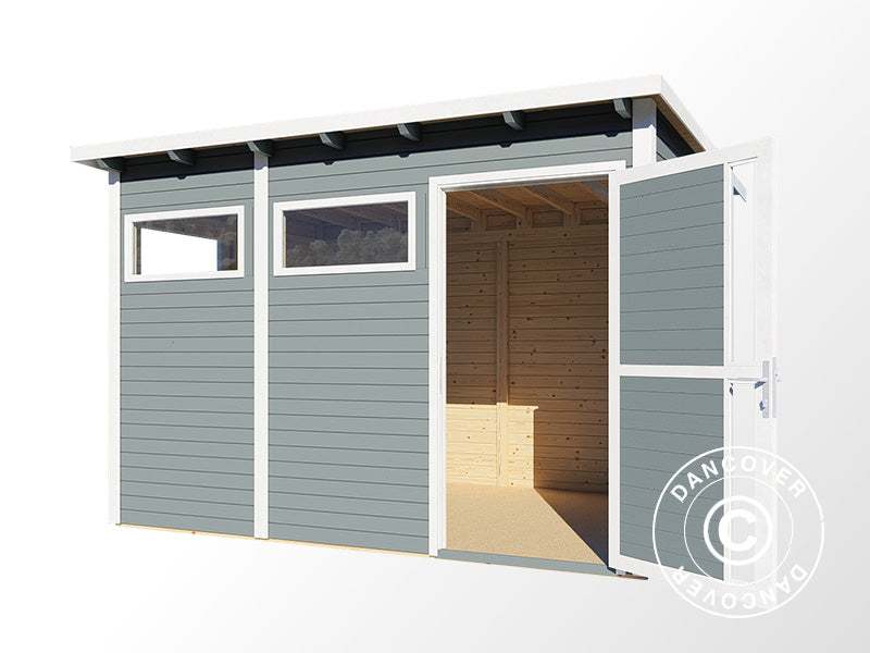Wooden shed, Bertilo Pentus 3, 3.37x2.34x2.33 m, 7.65 m², Grey