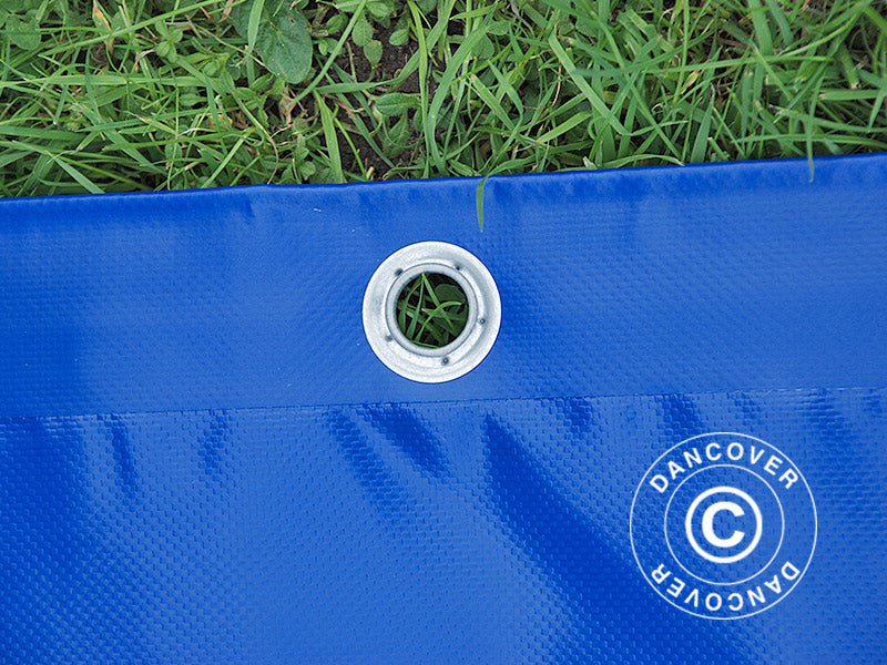 Tarpaulin 10x12 m, PVC 570 g/m², Blue