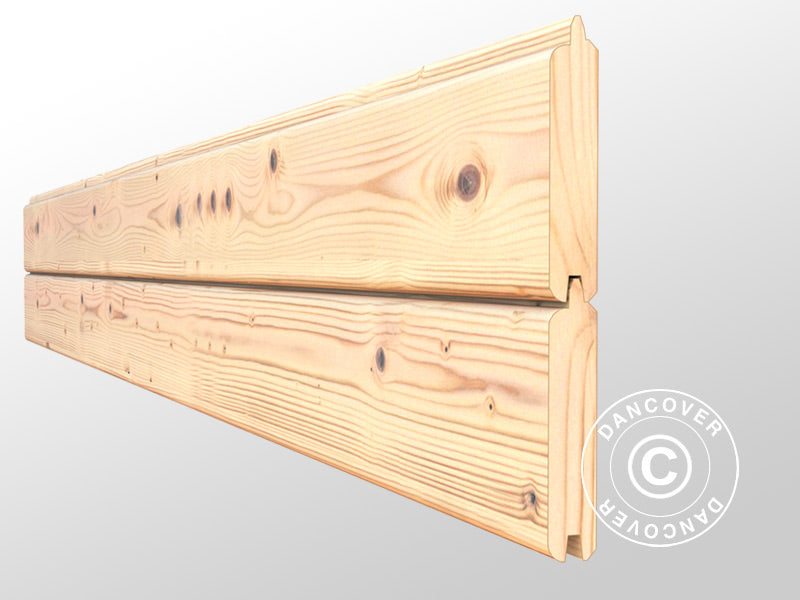 Wood Shed Amrum 2 Plus 3,23x1,8x2,1m 14mm Natural