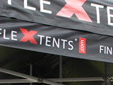 Bannerit FleXtents teltoille