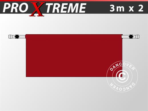Półścianka do FleXtents PRO Xtreme, 6m, Czerwony