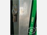 Metalen deur voor Industriële Opslaghal Alu, 0,9x2m, Wit