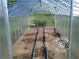 Spårseparatorprofiler till växthus med 20 markförstärkningsrutnät, 8m