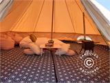 Bell tent matten voor 6m TentZing® tenten, 2 st., Blauw/Wit