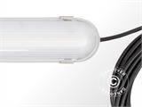 LED armatur m/2 forbundne armaturer, Hvid