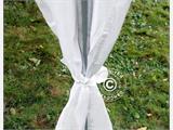 Drapering og gardinpakke, Hvid, til 8x12m (2,6) Partytelt SEMI PRO Plus