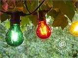 LED lyskæde suppleringssæt, Tobias, Sirius, 4,5m, Multifarvet