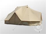 Namiot dzwonkowy do glampingu, TentZing®, 4x6m, 12-osobowy, Piaskowy