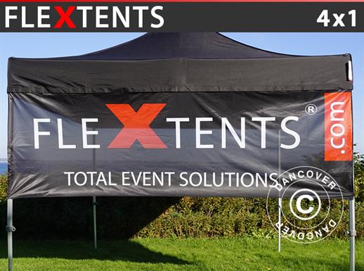 FleXtents® banner m/tryk, 4x1m