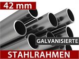 Pagodenzelt Exclusive 5x5m PVC, Weiß