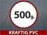 Presenning 3x3m, PVC 500 g/m², Grå