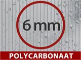 Broeikas polycarbonaat TITAN Classic 480, 9,7m², 2,35x4,12m, Zilver