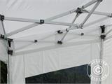 Vouwtent/Easy up tent FleXtents PRO Trapezo 3x3m Wit, inkl. 4 Zijwanden
