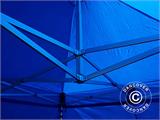 Vouwtent/Easy up tent FleXtents Xtreme 50 3x3m Blauw, inkl 4 Zijwanden