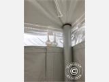 Pole tent 9x12 m PVC, White
