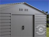 Garden shed 2.77x2.55x1.98 m ProShed®, Aluminium Grey