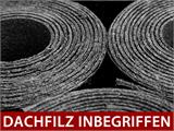 Holzschuppen/Gartenhaus Riga 4,25x2,8x2,22m, 34mm, Hellgrau