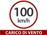 Estensione per Magazzino Industriale Alu, PVC/Metallo 20x50x9,04, 5m, Bianco
