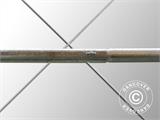 Kit de alambre de acero Extra Fuerza para carpa grande almacén de 5m PRO (altura lateral 2m/pendiente de la cubierta: 30°)